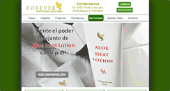 Desktop Screenshot of foreverlivingmexico.com